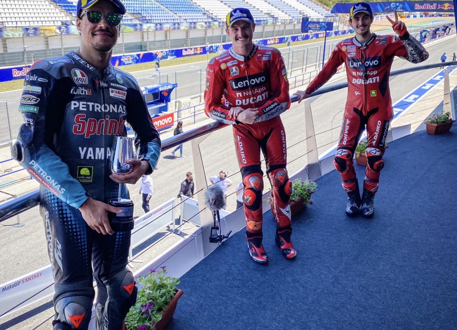 Buktikan Kemampuan, Ducati Sabet 2 Podium Di MotoGP Spanyol 2021