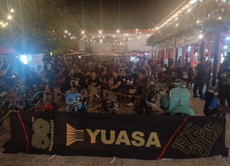 YUASA BERKOLABORASI DENGAN KUSTOM MANADO INDONESIA (KUSTOMAIN) 2025