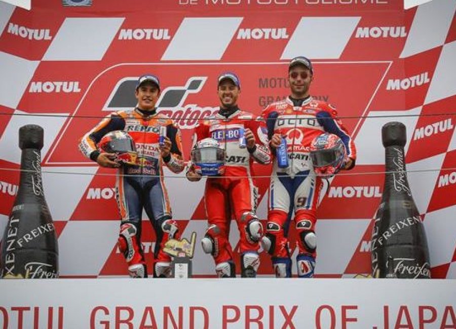 MotoGP Jepang 2017 : Duel Sengit Andrea Dovizioso Dan Marc Marquez
