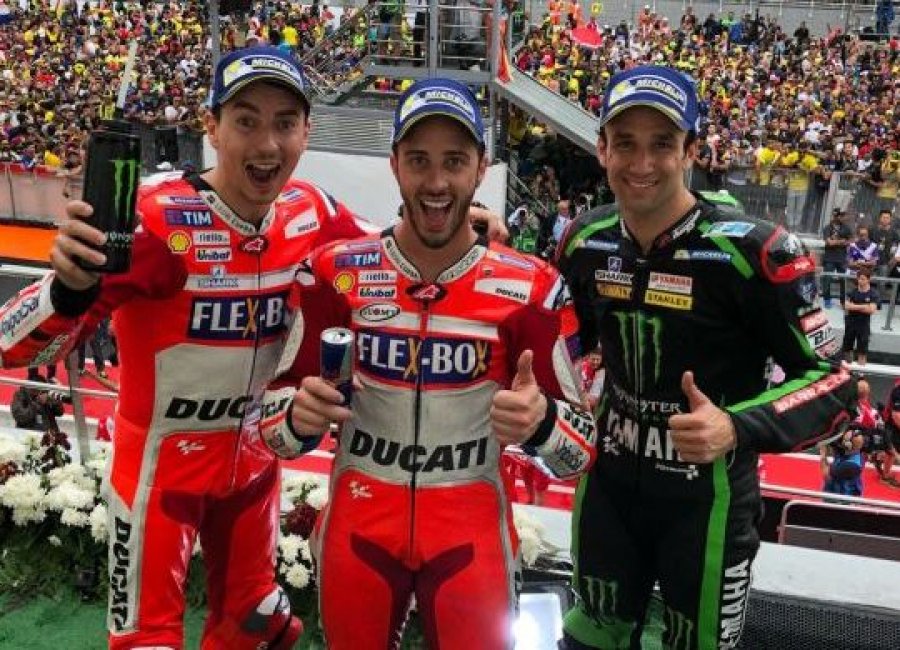 MotoGP Malaysia 2017: Dovizioso Menunda Pesta Kemenangan Marc Marquez