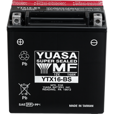 Aki Yuasa YTX16-BS untuk BMW RT 2020 (1250 CC)