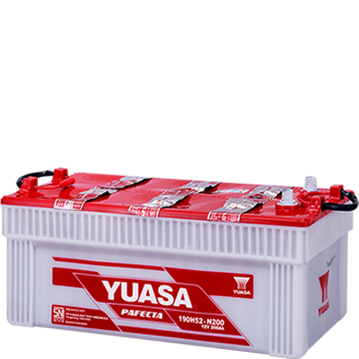 Aki Yuasa N-200 untuk MERCEDES BENZ Truck GF/OH/OF Series