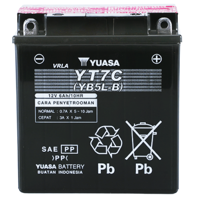 Aki Yuasa YT7C untuk Yamaha Crypton
